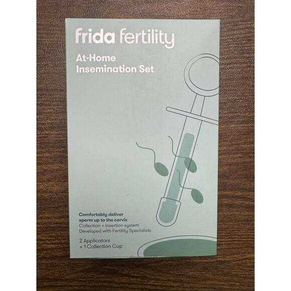 Frida Fertility At-Home Insemination Set ComfortGrip Rounded Tip New in Box Seal - Picture 2 of 4